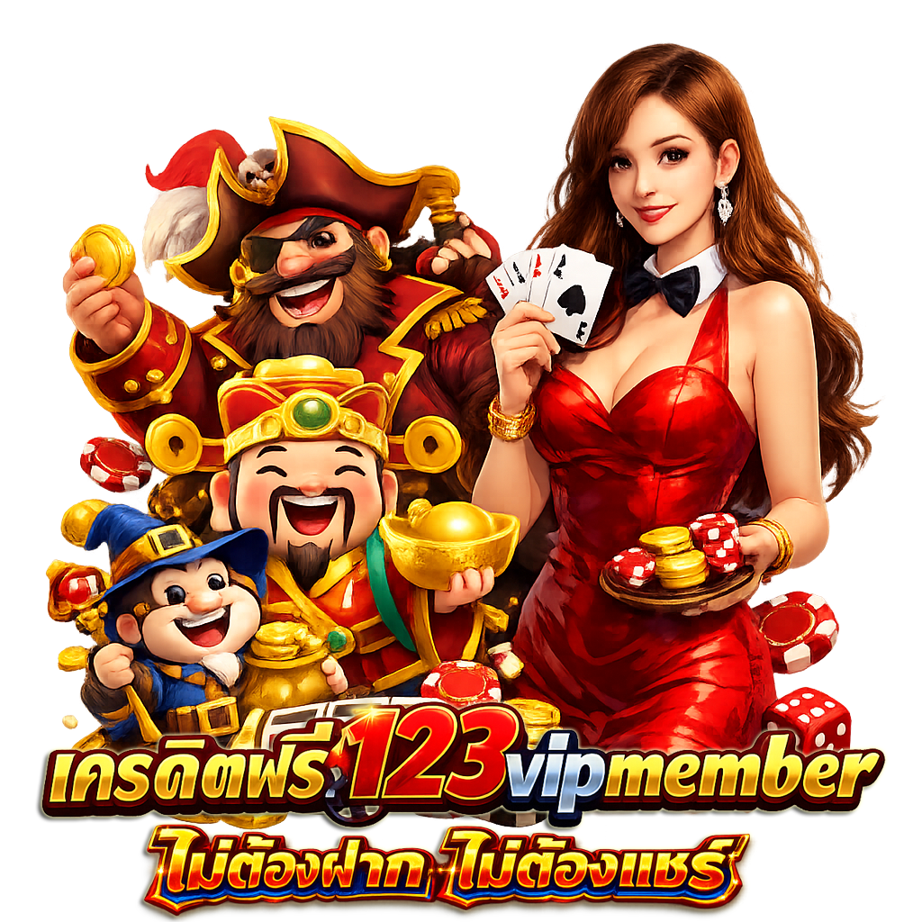 เครดิตฟรี 123vipmember ไม่ต้องฝาก ไม่ต้องแชร์
